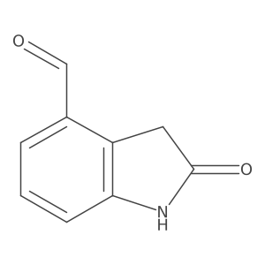 2-Oxoindoline-4-carbaldehyde结构式