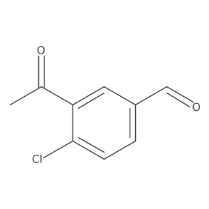 3-Acetyl-4-chlorobenzaldehyde Structure