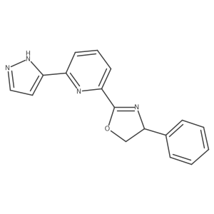 (R)-2-(6-(1H-Pyrazol-3-yl)pyridin-2-yl)-4-phenyl-4,5-dihydrooxazole Structure