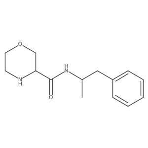3-Morpholinecarboxamide, N-(1-methyl-2-phenylethyl)-结构式