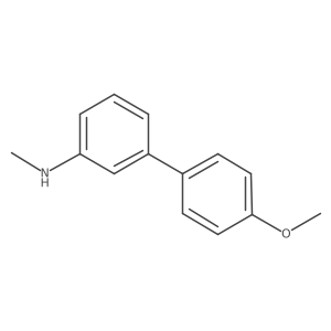 4'-Methoxy-N-methyl[1,1'-biphenyl]-3-amine Structure