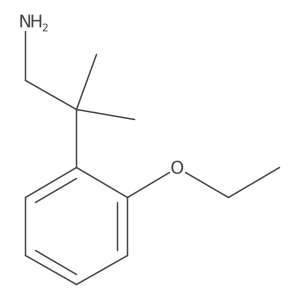 2-(2-Ethoxyphenyl)-2-methylpropan-1-amine Structure