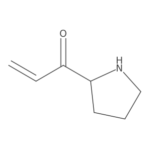 1-(Pyrrolidin-2-yl)prop-2-en-1-one结构式