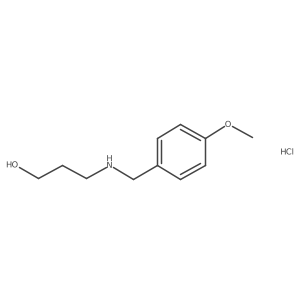 3-[(4-Methoxybenzyl)amino]-1-propanol hydrochloride结构式