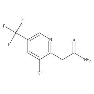2-[3-Chloro-5-(trifluoromethyl)-2-pyridyl]thioacetamide Structure
