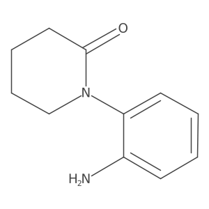 1-(2-Aminophenyl)piperidin-2-one结构式