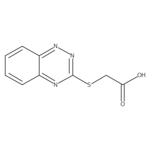 2-(Benzo[e][1,2,4]triazin-3-ylthio)acetic acid结构式