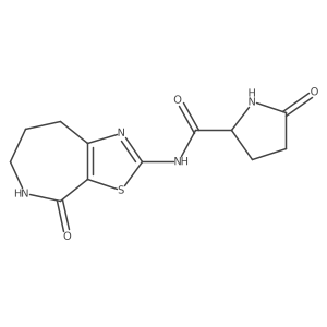 5-oxo-N-(4-oxo-5,6,7,8-tetrahydro-4H-thiazolo[5,4-c]azepin-2-yl)pyrrolidine-2-carboxamide Structure