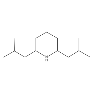 2,6-Bis(2-methylpropyl)piperidine Structure