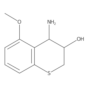 4-Amino-5-methoxythiochroman-3-ol结构式