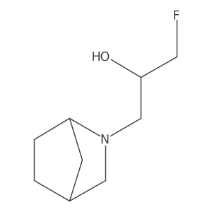 1-{2-Azabicyclo[2.2.1]heptan-2-yl}-3-fluoropropan-2-ol Structure