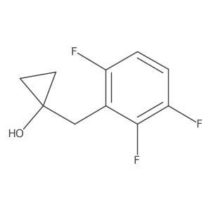 1-[(2,3,6-Trifluorophenyl)methyl]cyclopropan-1-ol Structure