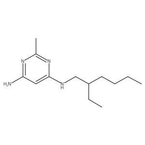 N4-(2-ethylhexyl)-2-methylpyrimidine-4,6-diamine Structure
