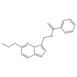 N-((6-ethoxy-[1,2,4]triazolo[4,3-b]pyridazin-3-yl)methyl)picolinamide结构式