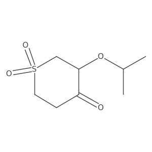 3-(Propan-2-yloxy)-1lambda6-thiane-1,1,4-trione结构式
