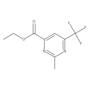 Ethyl 2-methyl-6-(trifluoromethyl)pyrimidine-4-carboxylate Structure