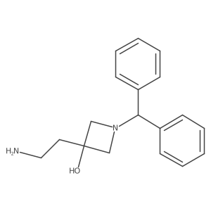 3-(2-Aminoethyl)-1-(diphenylmethyl)azetidin-3-ol Structure