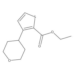 Ethyl 3-(oxan-4-yl)thiophene-2-carboxylate Structure