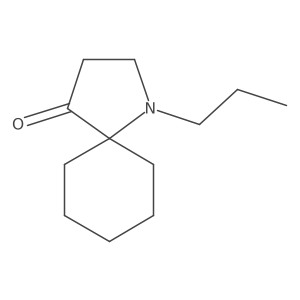 1-Propyl-1-azaspiro[4.5]decan-4-one结构式