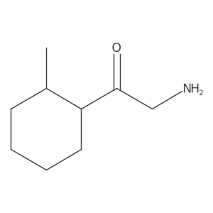 2-Amino-1-(2-methylcyclohexyl)ethan-1-one结构式