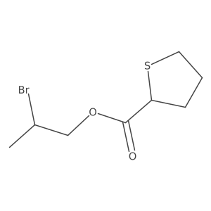 2-Bromopropyl thiolane-2-carboxylate Structure