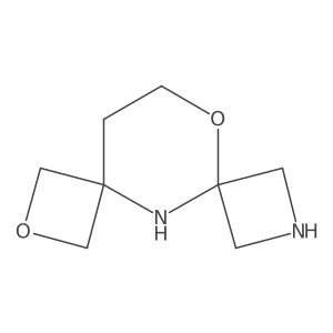 2,10-Dioxa-5,8-diazadispiro[3.1.3^{6}.3^{4}]dodecane结构式