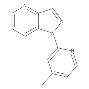 4-methyl-2-{1H-pyrazolo[4,3-b]pyridin-1-yl}pyridine结构式