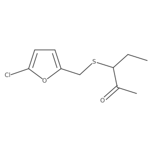 3-{[(5-Chlorofuran-2-yl)methyl]sulfanyl}pentan-2-one Structure
