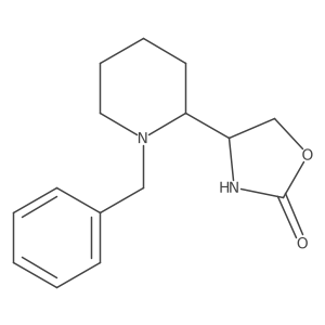 4-(1-Benzylpiperidin-2-yl)-1,3-oxazolidin-2-one结构式