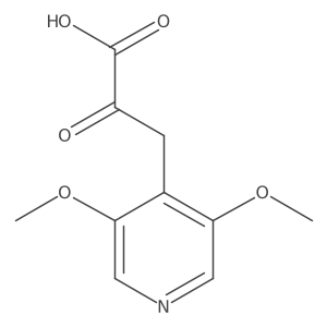 3-(3,5-Dimethoxypyridin-4-yl)-2-oxopropanoic acid结构式