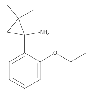 1-(2-Ethoxyphenyl)-2,2-dimethylcyclopropan-1-amine Structure