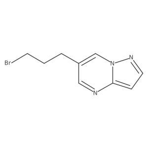 6-(3-Bromopropyl)pyrazolo[1,5-a]pyrimidine Structure