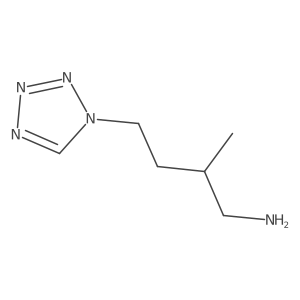 2-methyl-4-(1H-1,2,3,4-tetrazol-1-yl)butan-1-amine Structure