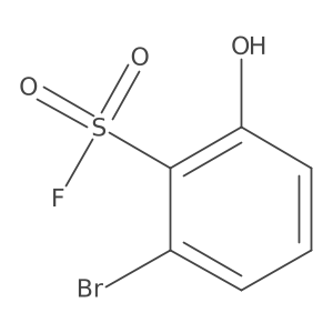 2-Bromo-6-hydroxybenzene-1-sulfonyl fluoride Structure
