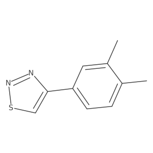 4-(3,4-Dimethylphenyl)-1,2,3-thiadiazole Structure