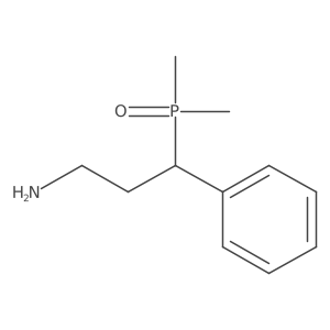 3-(Dimethylphosphoryl)-3-phenylpropan-1-amine结构式