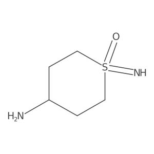 4-Amino-1-imino-1lambda6-thian-1-one Structure