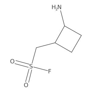 rac-[(1R,2R)-2-aminocyclobutyl]methanesulfonyl fluoride结构式
