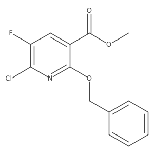 Methyl 2-(benzyloxy)-6-chloro-5-fluoronicotinate Structure