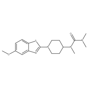 1-[1-(5-Methoxy-1,3-benzothiazol-2-yl)piperidin-4-yl]-1,3,3-trimethylurea结构式