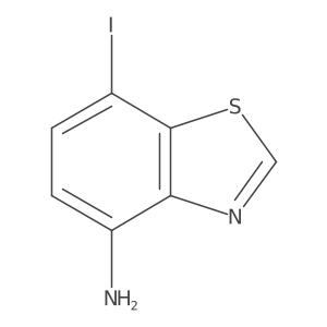7-Iodobenzo[d]thiazol-4-amine结构式