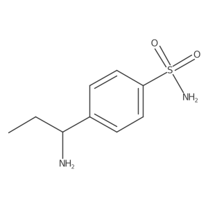 4-(1-Aminopropyl)benzenesulfonamide Structure
