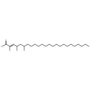2,4,6-Trimethyltetracos-2-enoic acid Structure