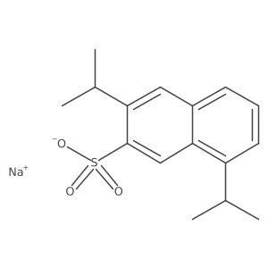 Sodium 3,8-diisopropyl-2-naphthalenesulfonate结构式