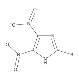 2-Bromo-4,5-dinitroimidazole结构式