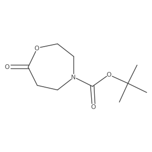 tert-Butyl 7-oxo-1,4-oxazepane-4-carboxylate结构式