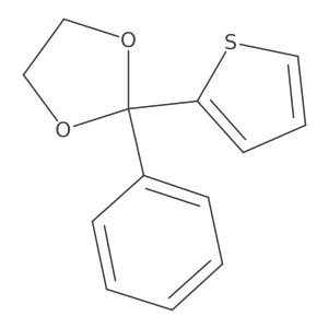 2-Phenyl-2-(2-thienyl)-1,3-dioxolane结构式