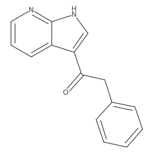 2-Phenyl-1-(1H-pyrrolo[2,3-b]pyridin-3-yl)-ethanone Structure
