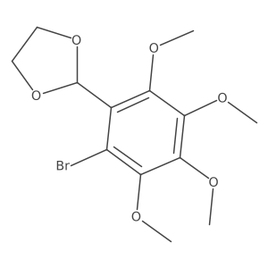 2-(2-Bromo-3,4,5,6-tetramethoxyphenyl)-1,3-dioxolane结构式