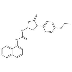 1-(1-(4-Ethoxyphenyl)-5-oxopyrrolidin-3-yl)-3-(naphthalen-1-yl)urea Structure